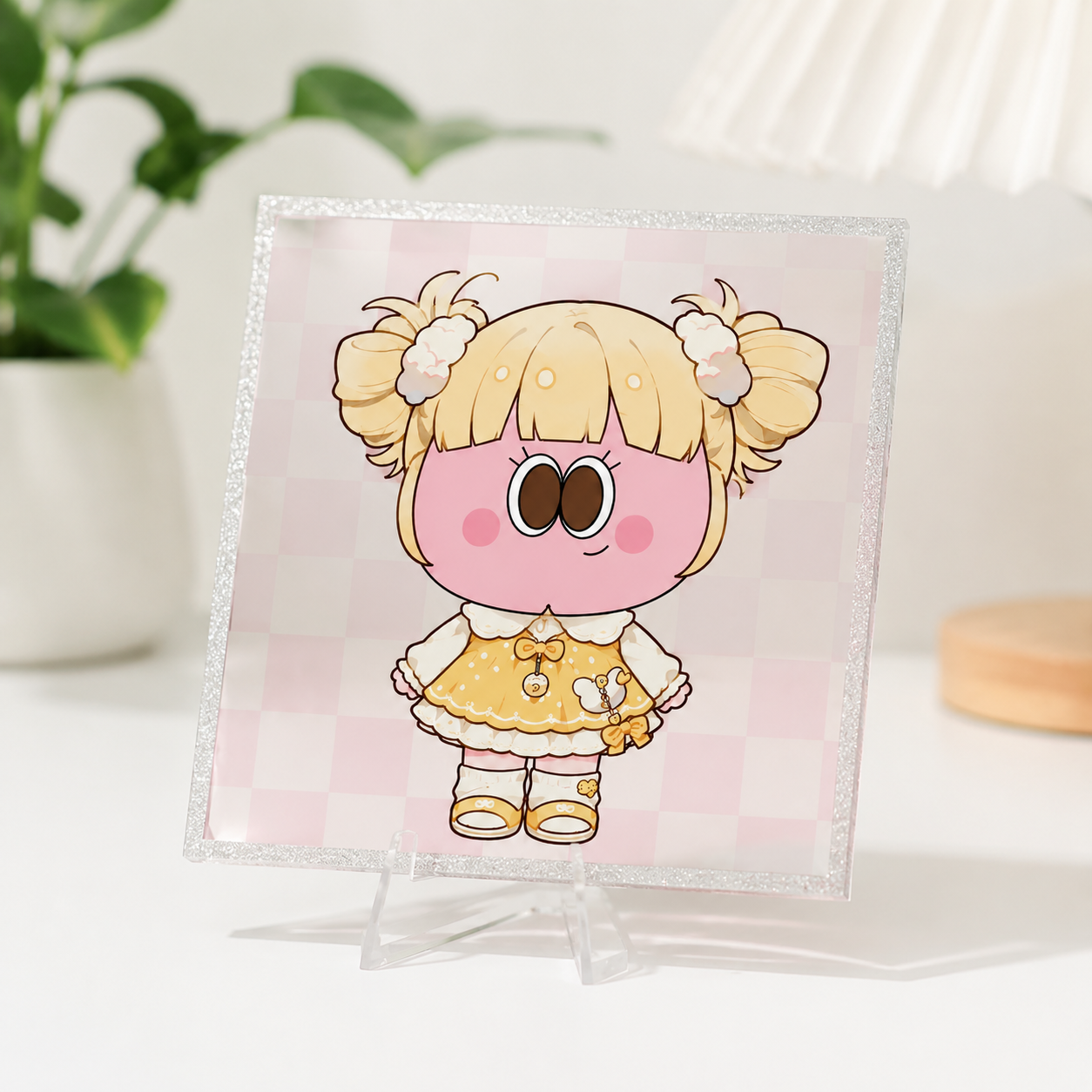 Borderless Acrylic Shikishi — custom toy product by Genki Custom Toyverse