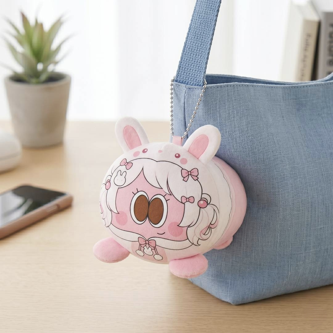 Lying Plush Doll Charm — custom toy product by Genki Custom Toyverse