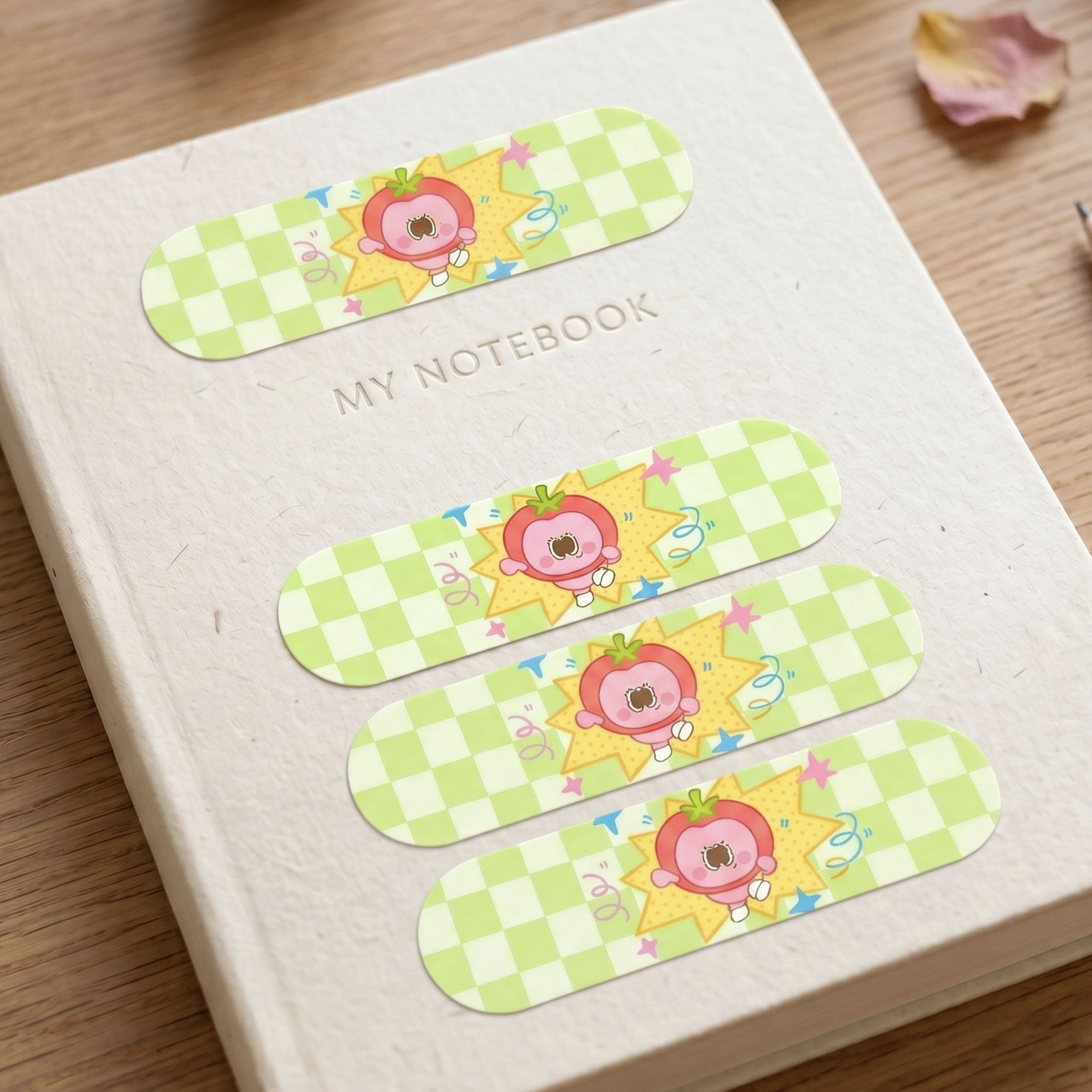 Full-Cut Coated Paper Sticker (Bandage Style) — custom toy product by Genki Custom Toyverse